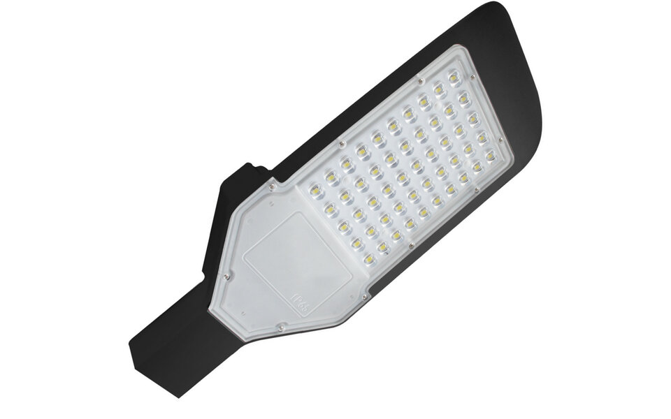 HLW LED Waterdichte 50W LED Straatlamp - Aluminium Mat Zwart & Helder Koud Wit HLW LED Waterdichte 50W LED Straatlamp - Aluminium Mat Zwart & Helder Koud Wit