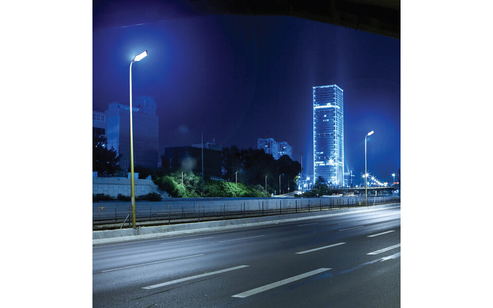 HLW LED 150W Aluminium LED Straatlamp - Waterdicht IP65 - Mat Zwart & Helder Koud Wit