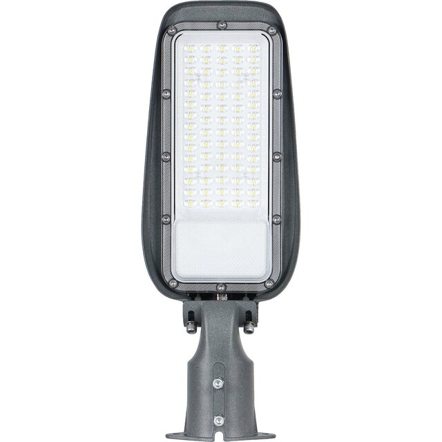 Witte waterdichte LED straatlamp 50W met 4500 lumen en daglichtwit 6500K buitenverlichting Witte waterdichte LED straatlamp 50W met 4500 lumen en daglichtwit 6500K buitenverlichting