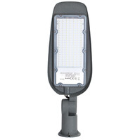 100W LED Street Light - Waterproof Aluminum Matte Gray Daylight White