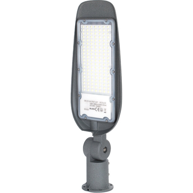 mat grijze 100W LED straatlamp van aluminium met 10000 lumen daglicht wit licht 6500K waterdicht mat grijze 100W LED straatlamp van aluminium met 10000 lumen daglicht wit licht 6500K waterdicht