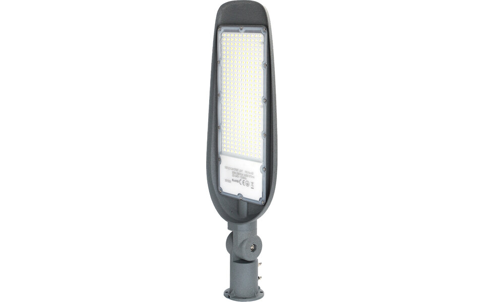 HLW LED Matte Gray 200W Aluminum LED Street Light - Waterproof IP65, Daylight White 6500K HLW LED Matte Gray 200W Aluminum LED Street Light - Waterproof IP65, Daylight White 6500K