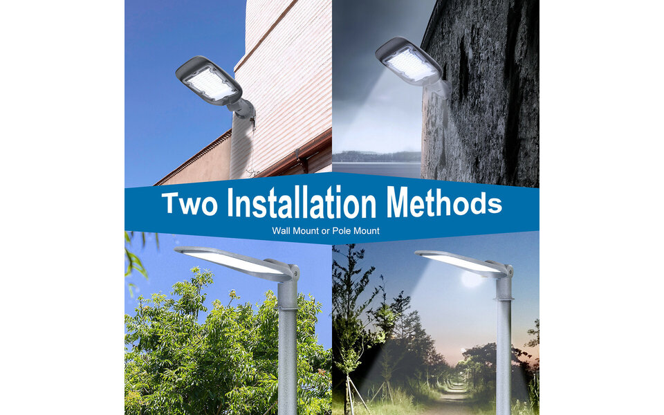 HLW LED Matte Gray 200W Aluminum LED Street Light - Waterproof IP65, Daylight White 6500K HLW LED Matte Gray 200W Aluminum LED Street Light - Waterproof IP65, Daylight White 6500K