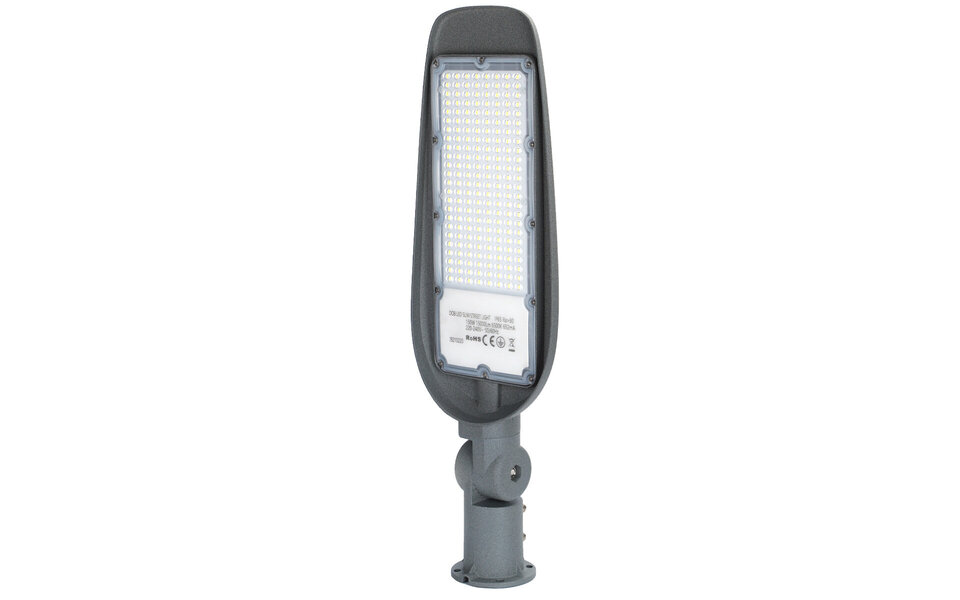 HLW LED Waterdichte 150W LED Straatlamp - Aluminium Mat Grijs, Helder Daglicht Wit 6500K