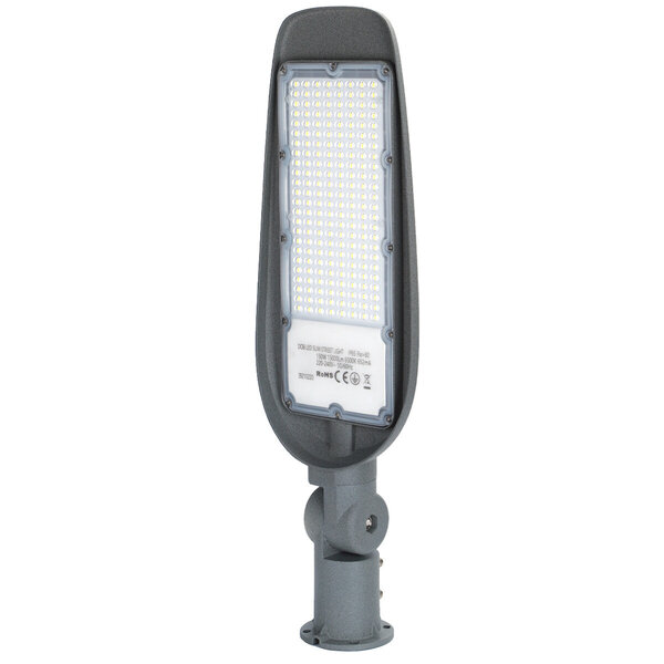 HLW LED Waterdichte 150W LED Straatlamp - Aluminium Mat Grijs, Helder Daglicht Wit 6500K HLW LED Waterdichte 150W LED Straatlamp - Aluminium Mat Grijs, Helder Daglicht Wit 6500K