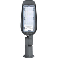 30W Waterdichte Aluminium LED Straatlamp - Mat Grijs, Daglicht Wit