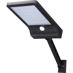 Waterdichte Zonne-energie LED Straatlamp - Mat Zwart, 3W, Daglicht Wit Waterdichte Zonne-energie LED Straatlamp - Mat Zwart, 3W, Daglicht Wit