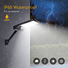 HLW LED Plastic LED Street Light Solar 3W - Waterproof IP65, Black & White Options, Daylight White