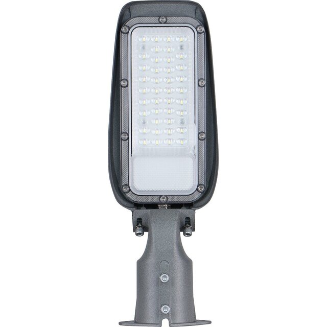 Witte waterdichte LED straatlamp 30W met 2550 lumen en daglicht wit licht 6500K Witte waterdichte LED straatlamp 30W met 2550 lumen en daglicht wit licht 6500K