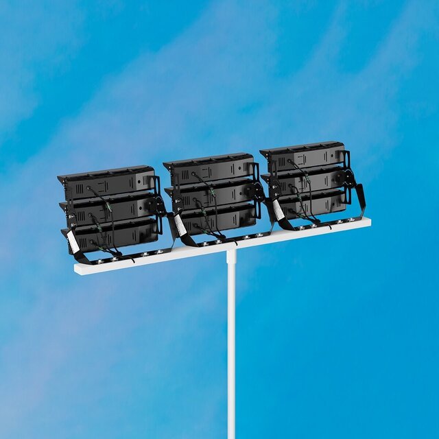 Philips Waterproof LED Sports Field Lighting 750W - Bright White 5000K - 127500 Lumens