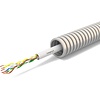 CAT6 UTP 16mm flexibele voorbedrade buis 100m rol KEMA-KEUR