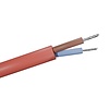 SIHF silicone cable 2x0.75 mm² red 100 m heat resistant