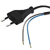 Velvalux 2-core power cable 3 m C7 Europlug black