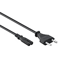Power cable 1.8 m Black - Europlug C7 220V 10A