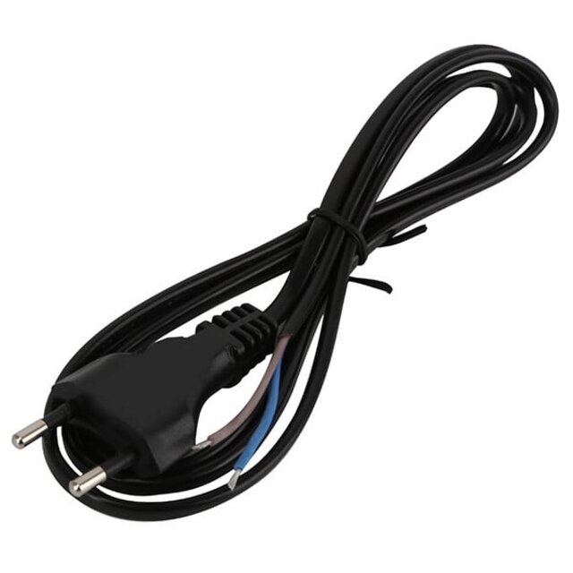 Voedingskabel 1,5 m Zwart – Europlug (C7) 220V 10A LED LED toebehoren