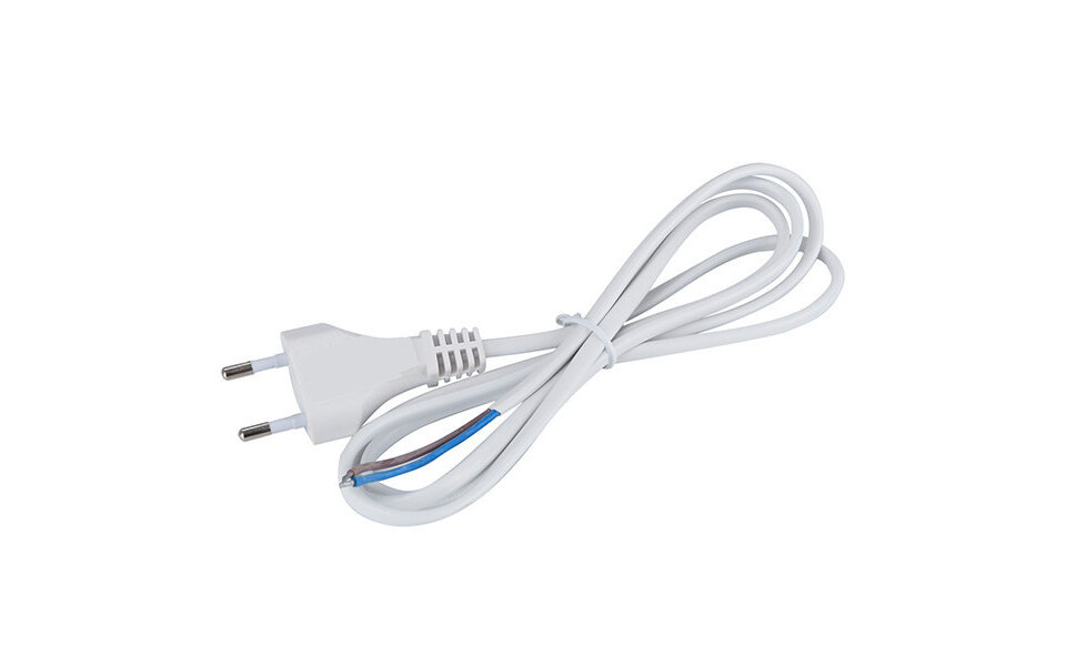 HLW LED Power cable 2-core white 1.5 m C7 (Europlug) 220V LED 10A