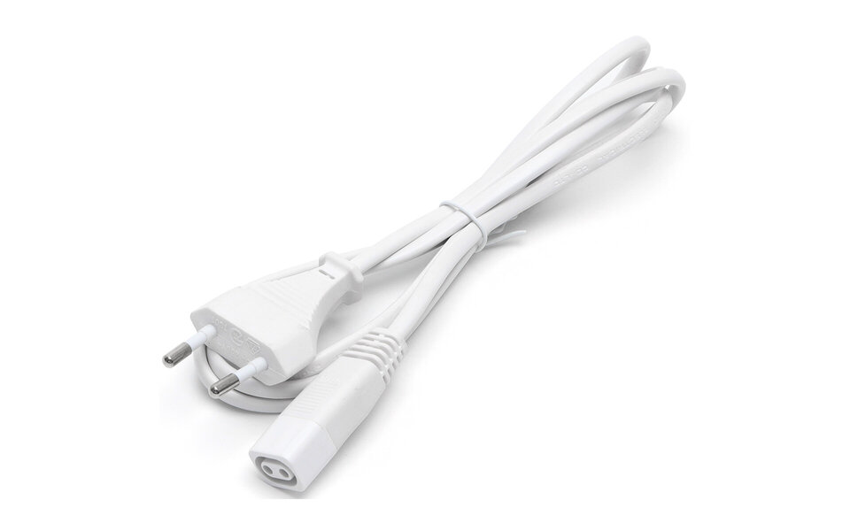HLW LED Witte voedingskabel 1,5m voor T5 LED buis – C7 Europlug HLW LED Witte voedingskabel 1,5m voor T5 LED buis – C7 Europlug