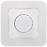 Inbouw LED-dimmer 1-300W 230V Druk/Draaiknop Wit LED toebehoren