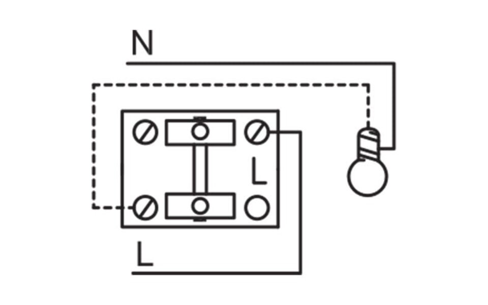 HLW LED IP54 waterproof single-pole switch LED 230V 10A
