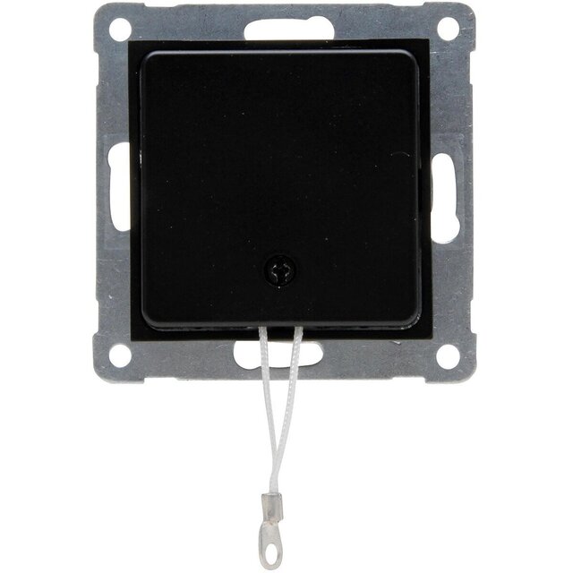 KOPP Athenis mat zwart 1-voudige wisseltrekschakelaar LED LED toebehoren