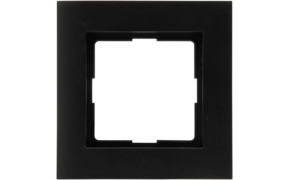 KOPP KOPP Athenis HK07 cover frame 1-gang matte black 83x83mm