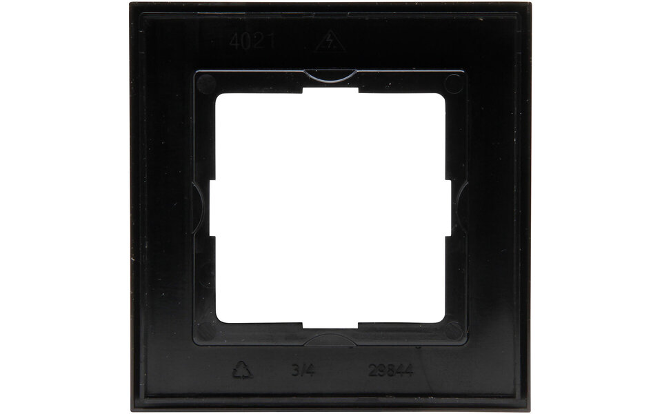 KOPP KOPP Athenis HK07 cover frame 1-gang matte black 83x83mm
