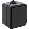 Q-LINK 1-voudige wisselschakelaar IP54 mat zwart 230V Q-LINK 1-voudige wisselschakelaar IP54 mat zwart 230V