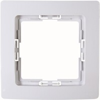 KOPP Paris HK05 1-gang cover frame Arctic Gloss White KOPP Paris HK05 1-gang cover frame Arctic Gloss White