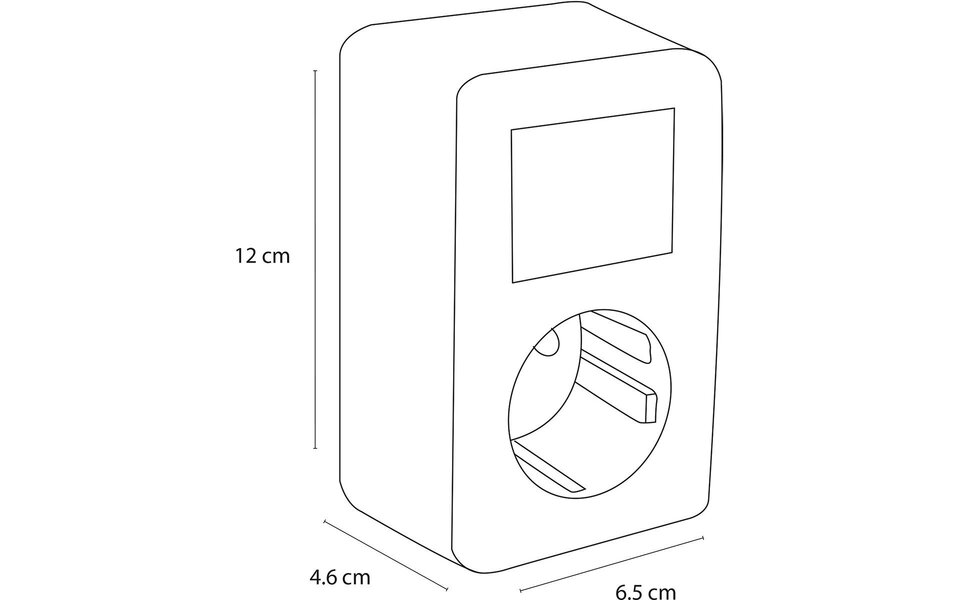 Q-LINK Q-LINK wandcontactdoos mat zwart met wisselschakelaar Q-LINK Q-LINK wandcontactdoos mat zwart met wisselschakelaar