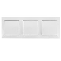 3-voudige wisselschakelaar Aigi wit 230V - LED