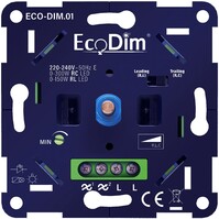 EcoDim LED dimmer 0-300W RC/0-150W RL - phase cut-on/cut-off