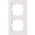 KOPP Athenis HK07 2-gang cover frame - Gloss White KOPP Athenis HK07 2-gang cover frame - Gloss White