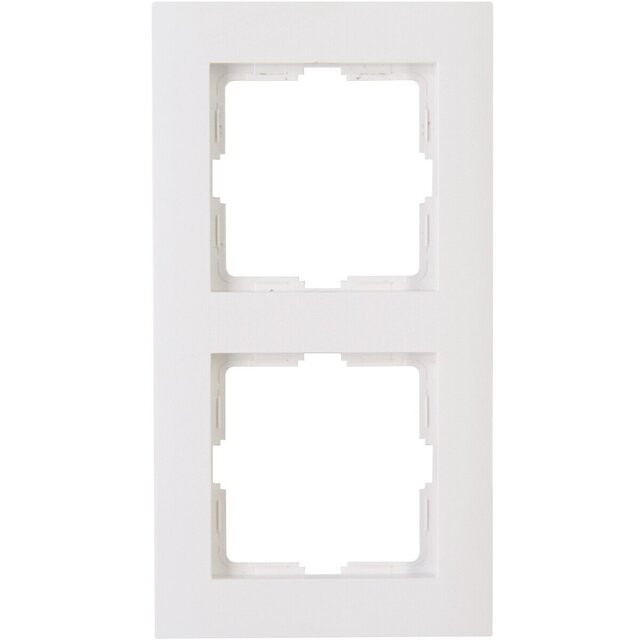 KOPP Afdekraam Athenis HK07 2-voudig - Glans Wit LED toebehoren KOPP Afdekraam Athenis HK07 2-voudig - Glans Wit LED toebehoren