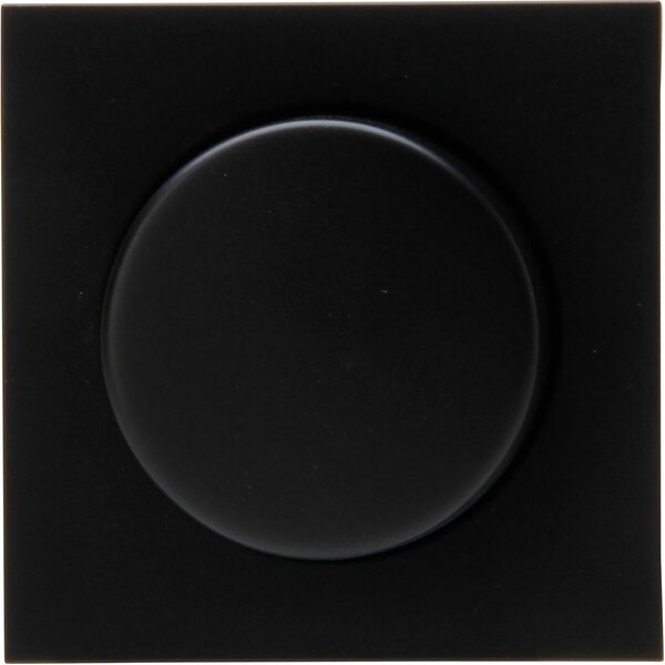 KOPP KOPP Athenis HK07 afdekplaat dimmer mat zwart incl knop KOPP KOPP Athenis HK07 afdekplaat dimmer mat zwart incl knop