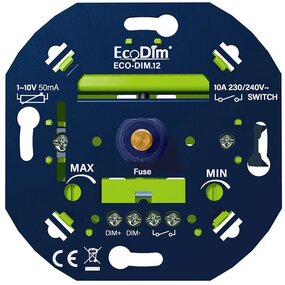 EcoDim ECO-DIM.12 1-10V LED-dimmer 50 mA inbouw soft-start