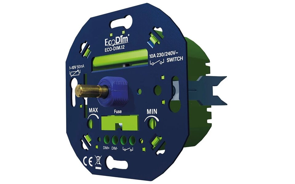 EcoDim EcoDim ECO-DIM.12 1-10V LED dimmer 50 mA flush-mounted soft-start