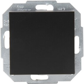 KOPP Athenis HK07 Wisselschakelaar Mat Zwart 1-voudig
