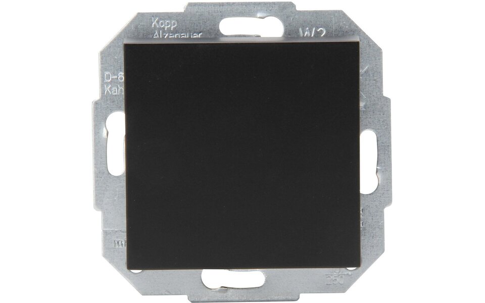 KOPP KOPP Athenis HK07 1-gang matte black two-way switch KOPP KOPP Athenis HK07 1-gang matte black two-way switch