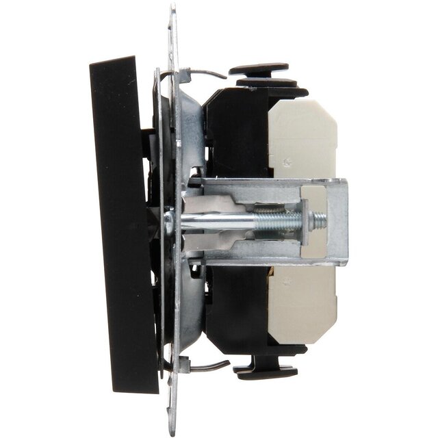 KOPP KOPP Athenis HK07 1-gang matte black two-way switch KOPP KOPP Athenis HK07 1-gang matte black two-way switch