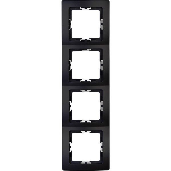 KOPP KOPP Afdekraam Paris HK05 4‑voudig Mat Zwart KOPP KOPP Afdekraam Paris HK05 4‑voudig Mat Zwart