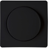 KOPP Paris HK05 dimmer cover plate matte black incl. button
