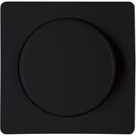 KOPP Paris HK05 dimmer afdekplaat mat zwart incl. knop KOPP Paris HK05 dimmer afdekplaat mat zwart incl. knop