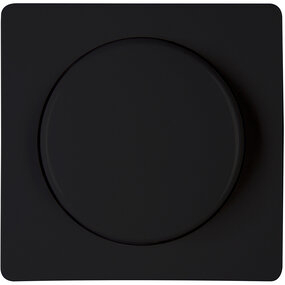 KOPP Paris HK05 dimmer afdekplaat mat zwart incl. knop KOPP Paris HK05 dimmer afdekplaat mat zwart incl. knop