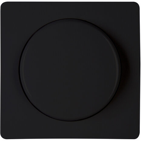 KOPP Paris HK05 dimmer afdekplaat mat zwart incl. knop KOPP Paris HK05 dimmer afdekplaat mat zwart incl. knop