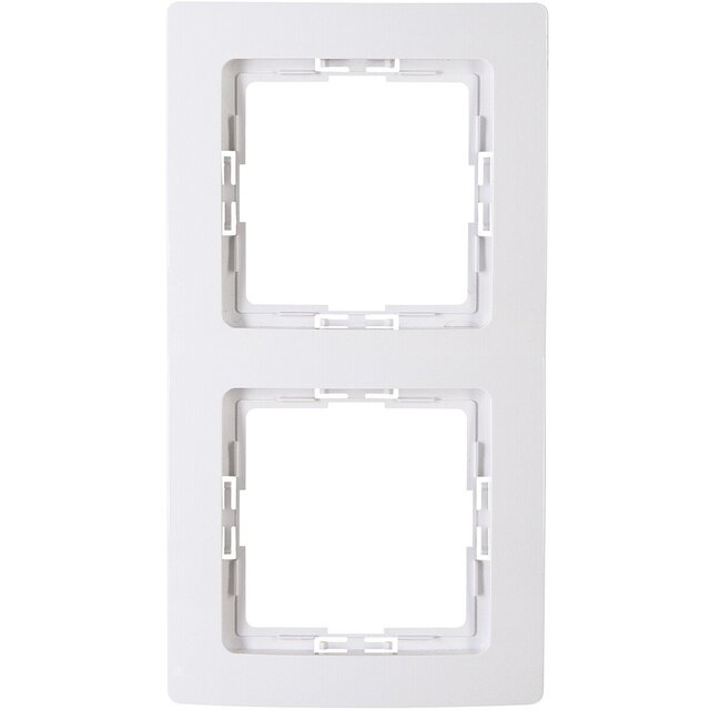 KOPP Paris HK05 2-voudig afdekraam Arctic glans wit LED toebehoren