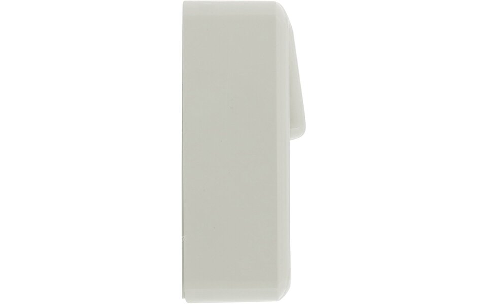 Q-LINK Polar White 2-way series switch with grounded socket
