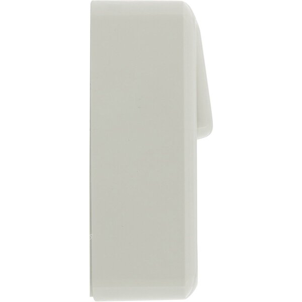 Q-LINK Polarwit 2-voudige serieschakelaar met geaard stopcontact Q-LINK Polarwit 2-voudige serieschakelaar met geaard stopcontact