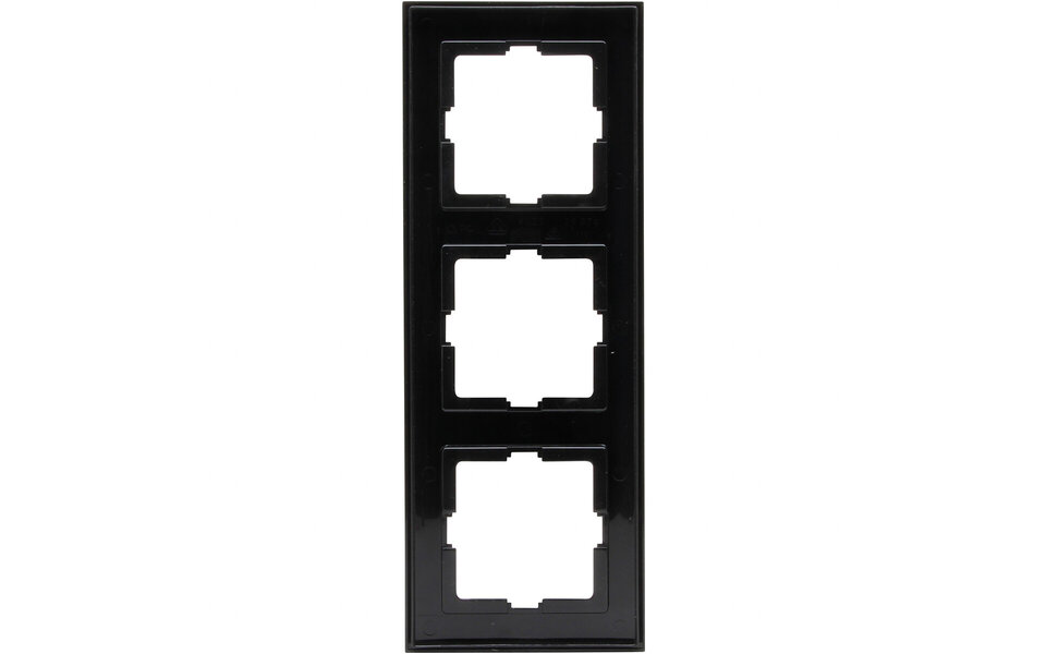 KOPP KOPP Athenis 3-voudig afdekraam mat zwart RAL9005