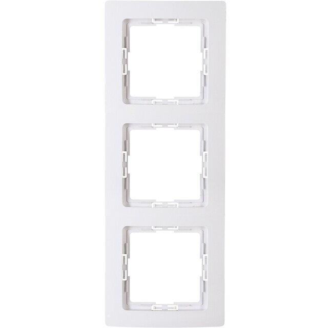 KOPP Paris HK05 3‑voudig afdekraam Arctic glans wit LED toebehoren KOPP Paris HK05 3‑voudig afdekraam Arctic glans wit LED toebehoren