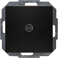 KOPP Paris HK05 matte black two-way switch with light